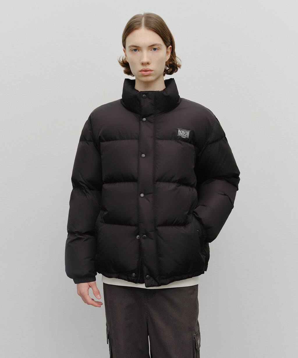 Marithe & Francois Girbaud - Classic Logo Down Jacket (Black) product image 1 | TRAB K-Fashion Australia