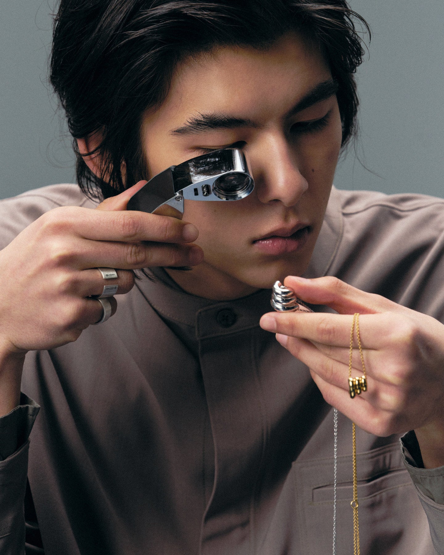 Numbering - Engraved Open Ring(S,M) #7503 product image 2 | TRAB K-Fashion Australia