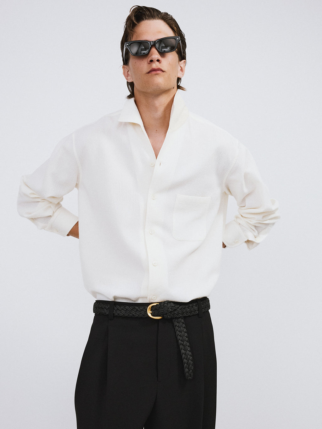 Recto - Alan Resort Shirt (Bean Ivory) product image 3 | TRAB K-Fashion Australia