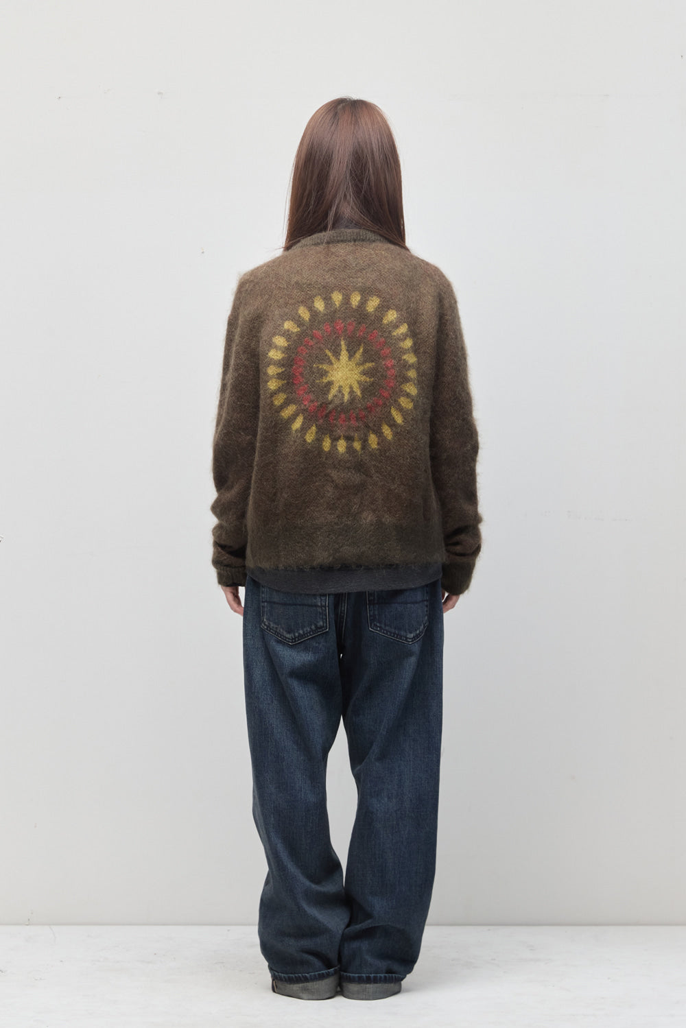 Hatchingroom - Hanabi Mohair Cardigan (Khaki) product image 8 | TRAB K-Fashion Australia