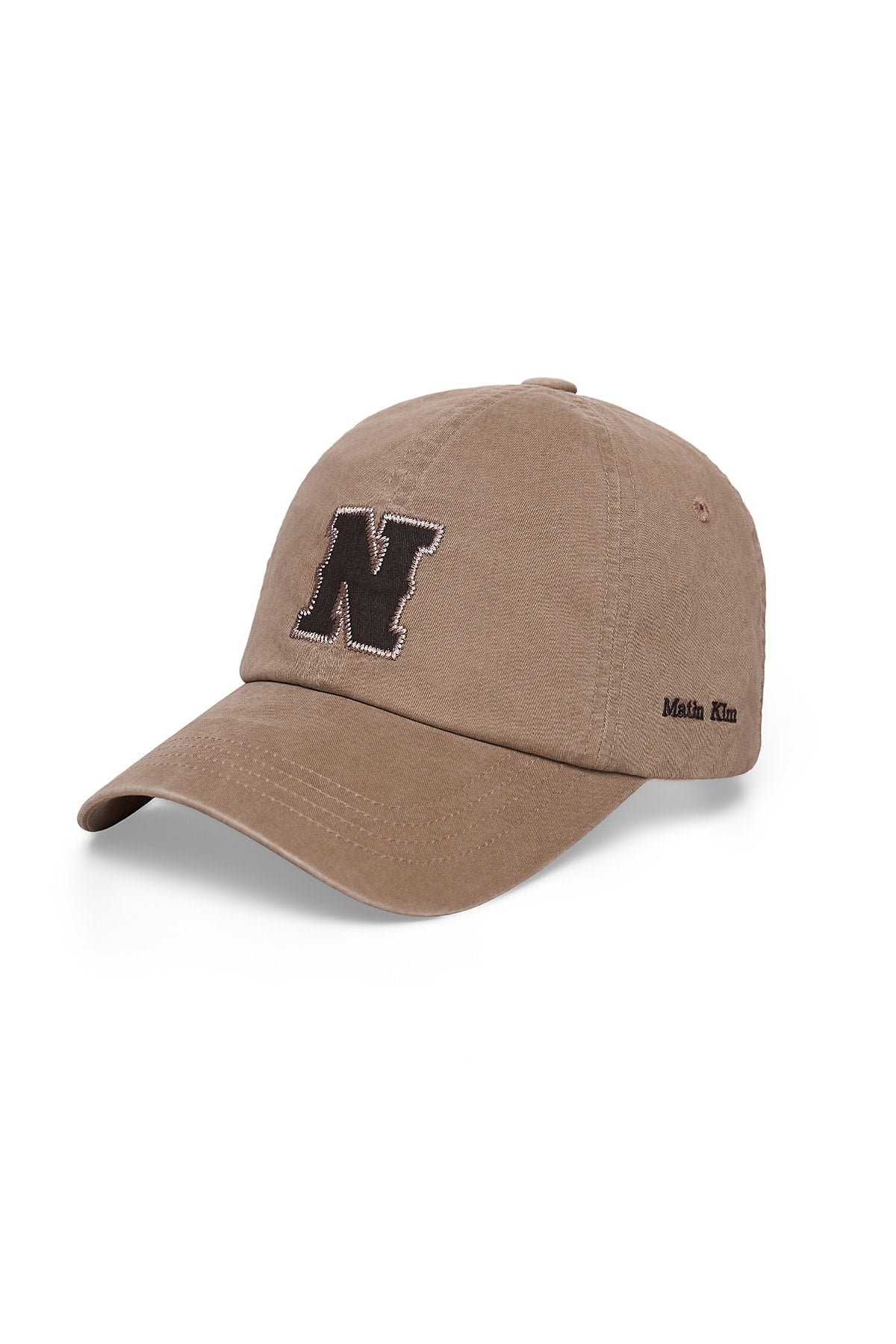 Matin Kim - Matin Initial Ball Cap (Beige) product image 2 | TRAB K-Fashion Australia