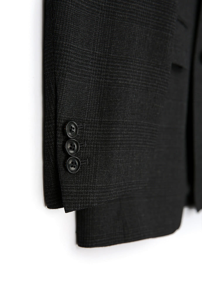 Tonywack - Signature 2-Button Blazer (Charcoal Grey Check) product image 12 | TRAB K-Fashion Australia