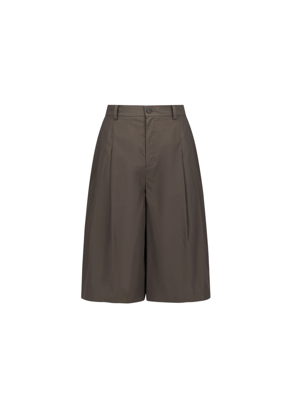 Amomento - Wide Bermuda Pants (Brown) product image 5 | TRAB K-Fashion Australia