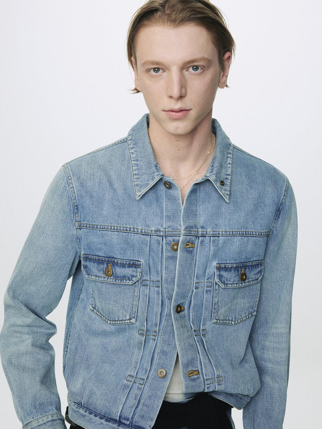 Tonywack - Type-2 Denim Trucker (Light Blue) product image 7 | TRAB K-Fashion Australia