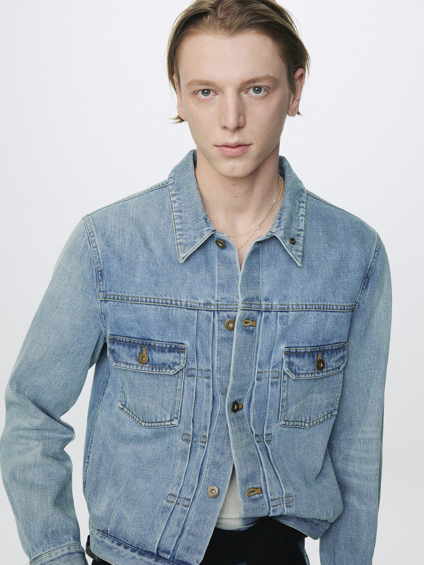 Tonywack - Type-2 Denim Trucker (Light Blue) product image 7 | TRAB K-Fashion Australia