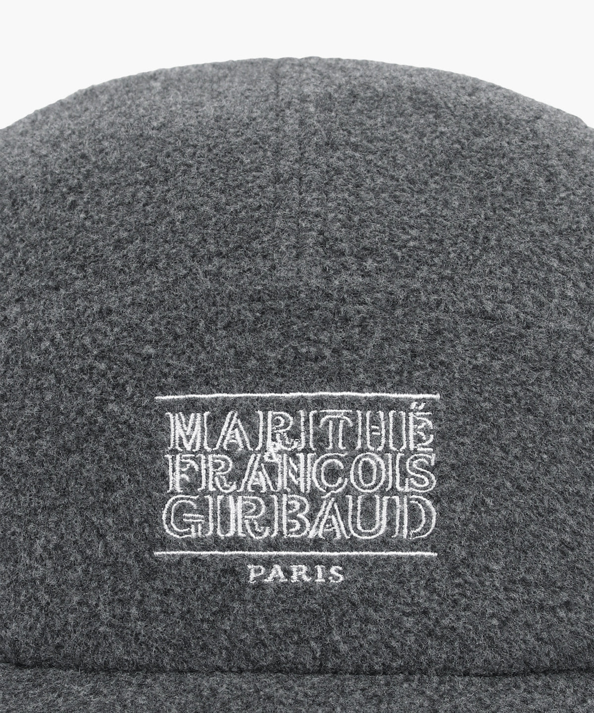 Marithe & Francois Girbaud - Outline Classic Logo Fleece Camp Cap (Gray) product image 3 | TRAB K-Fashion Australia