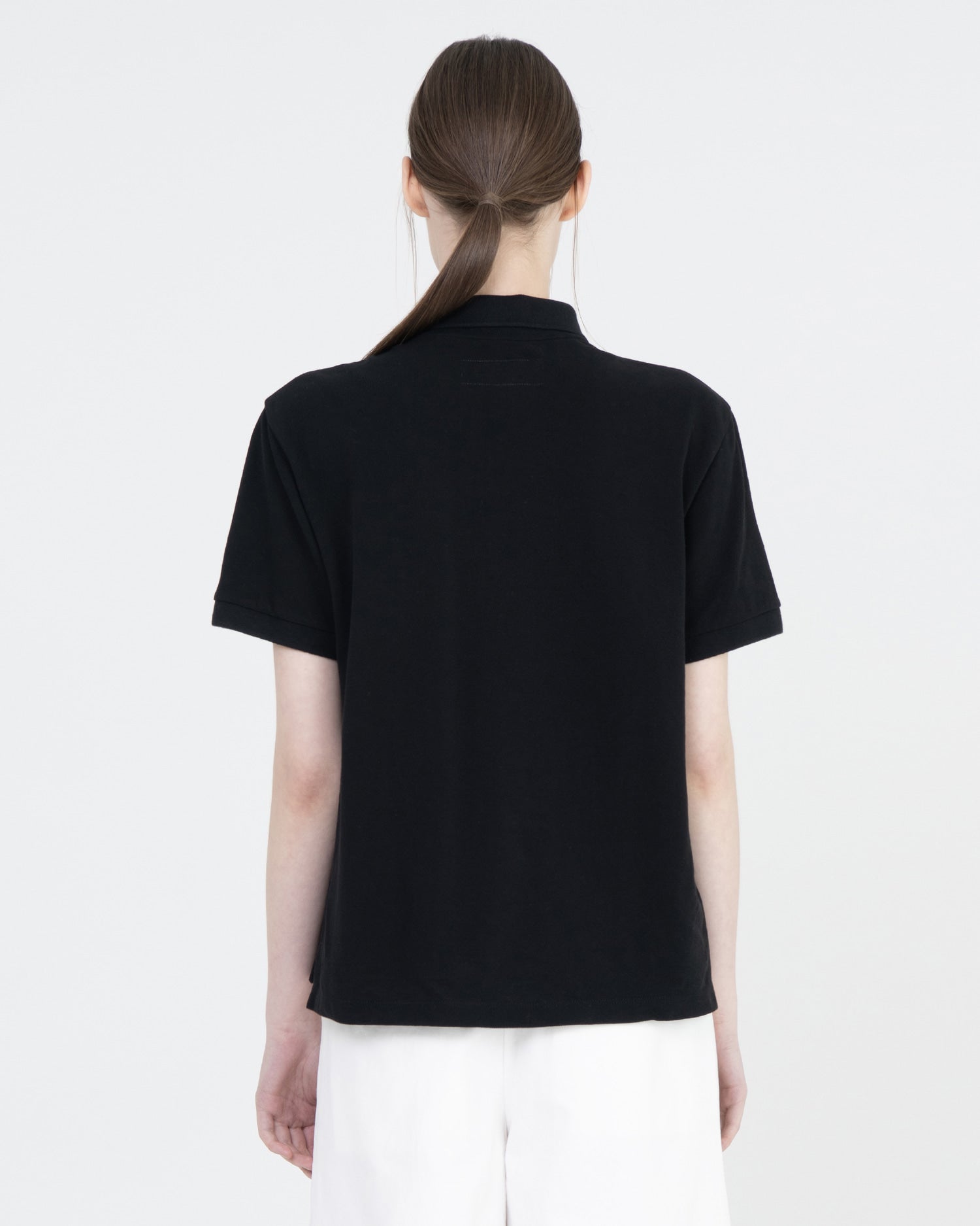 Brownyard - Vintage Cotton Pique Shirt (Black) product image 2 | TRAB K-Fashion Australia