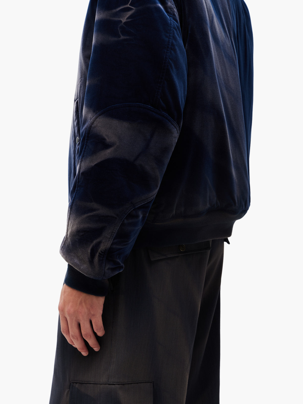 Jiyong Kim - Sun-Bleached Bomber Jacket (Navy) product image 8 | TRAB K-Fashion Australia