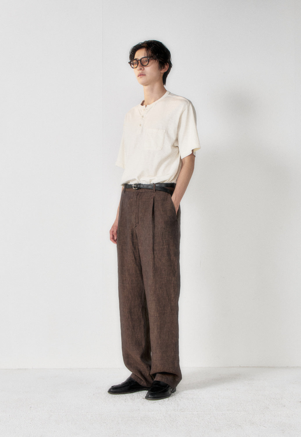 Art if acts - Henley S/S Tee (Ecru) product image 4 | TRAB K-Fashion Australia