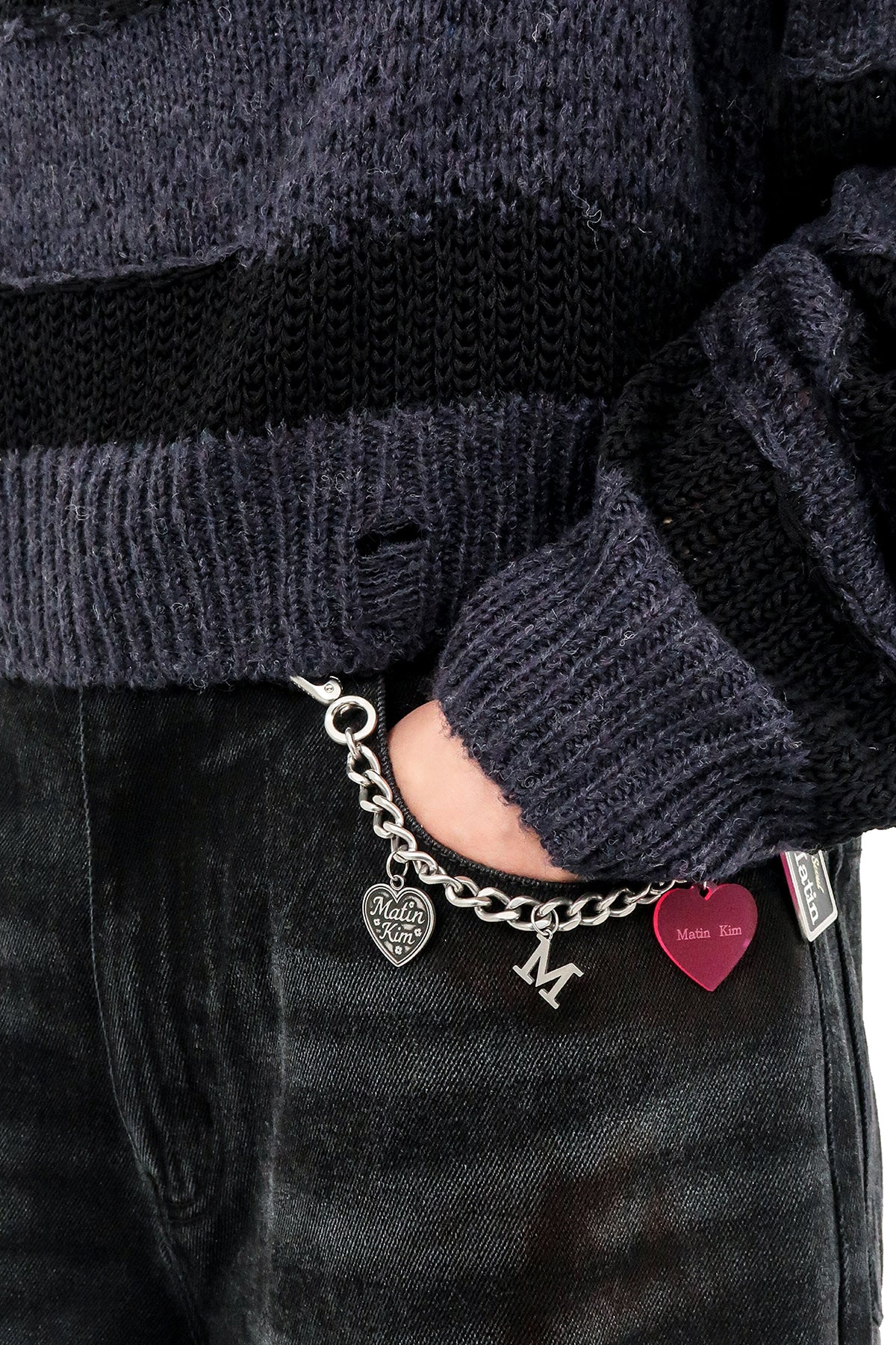 Matin Kim - Matin Kim X Casetify Phone Charm (Dark Silver) product image 5 | TRAB K-Fashion Australia