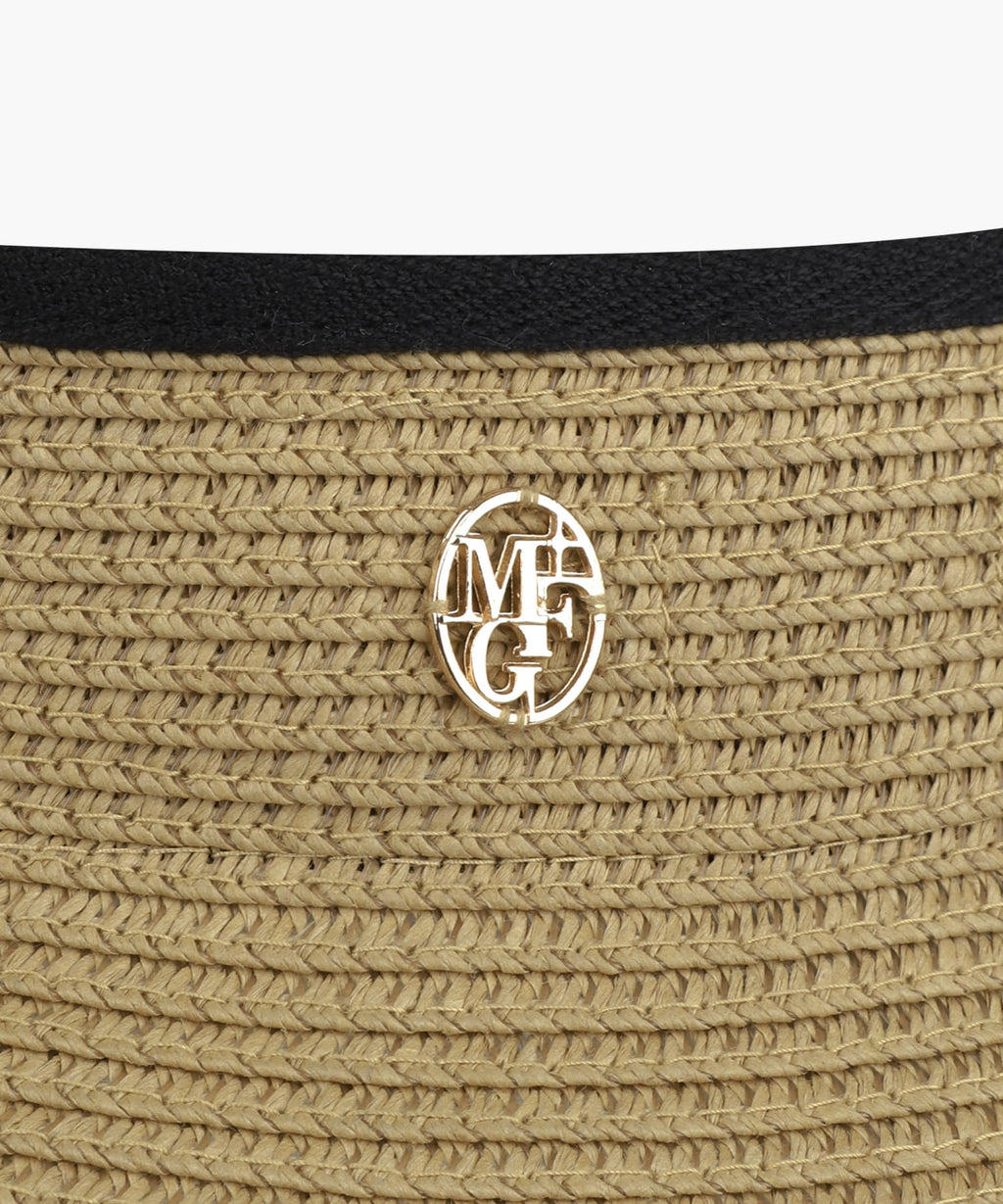 Marithe & Francois Girbaud - Circle Logo Wide Sun Visor (Black) product image 4 | TRAB K-Fashion Australia