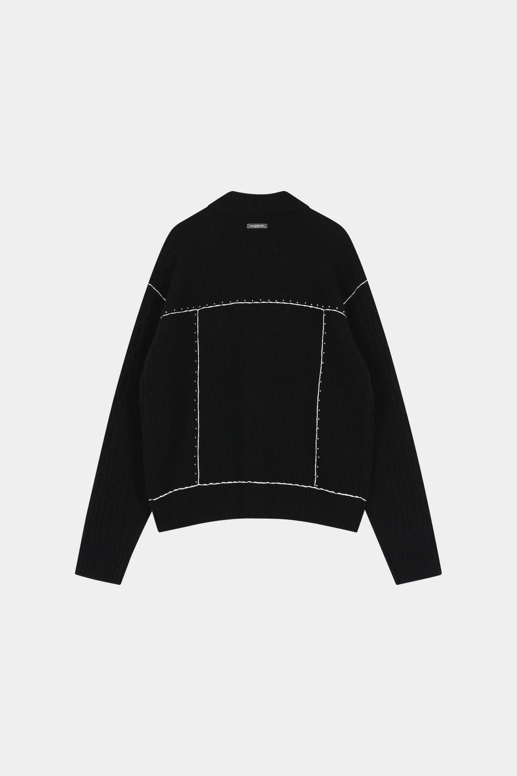 Andersson Bell - Camelon Trucker Cardigan (Black) product image 10 | TRAB K-Fashion Australia