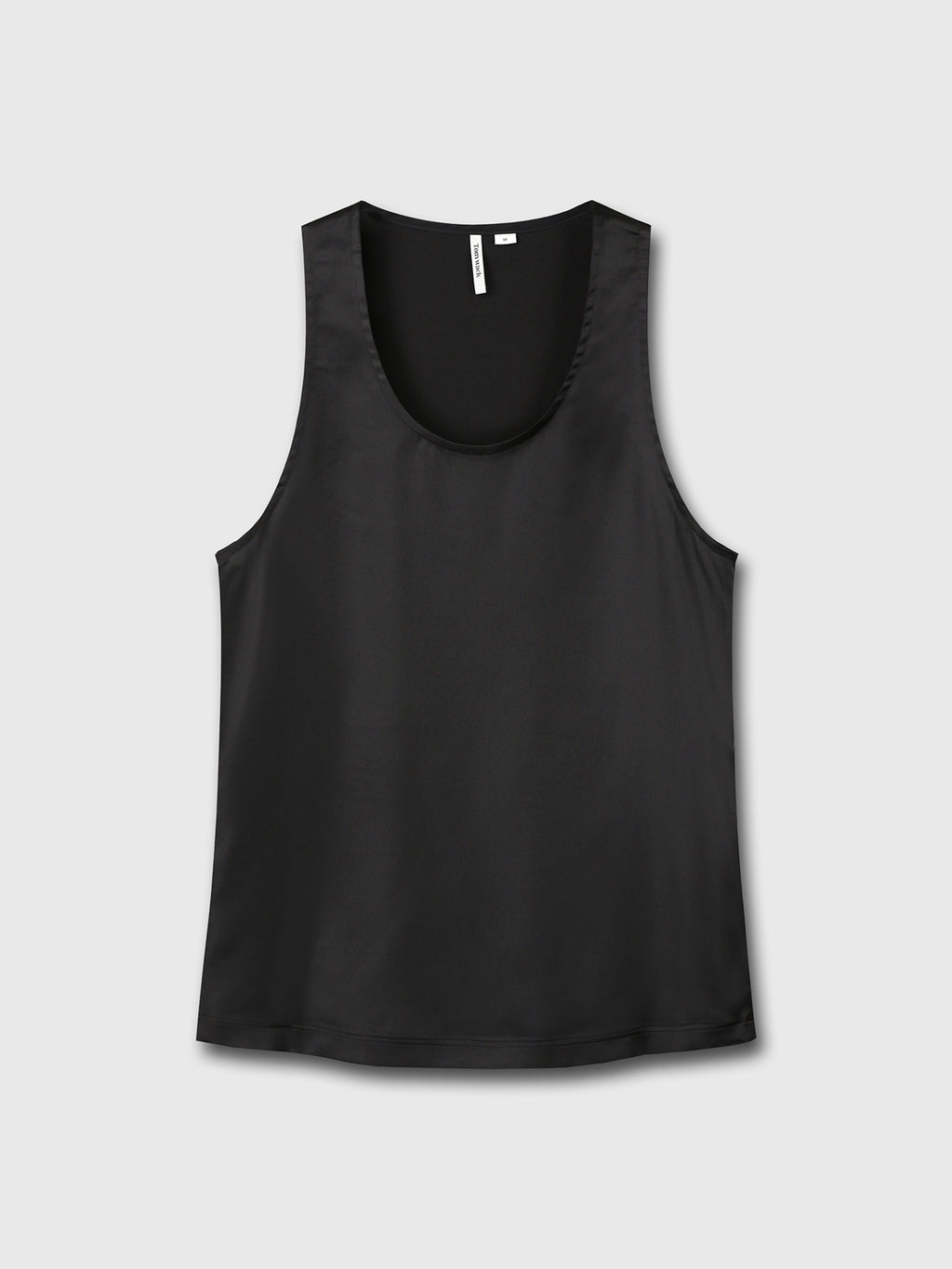 Tonywack - Tailored Satin Sleeveless Top (Black) product image 5 | TRAB K-Fashion Australia