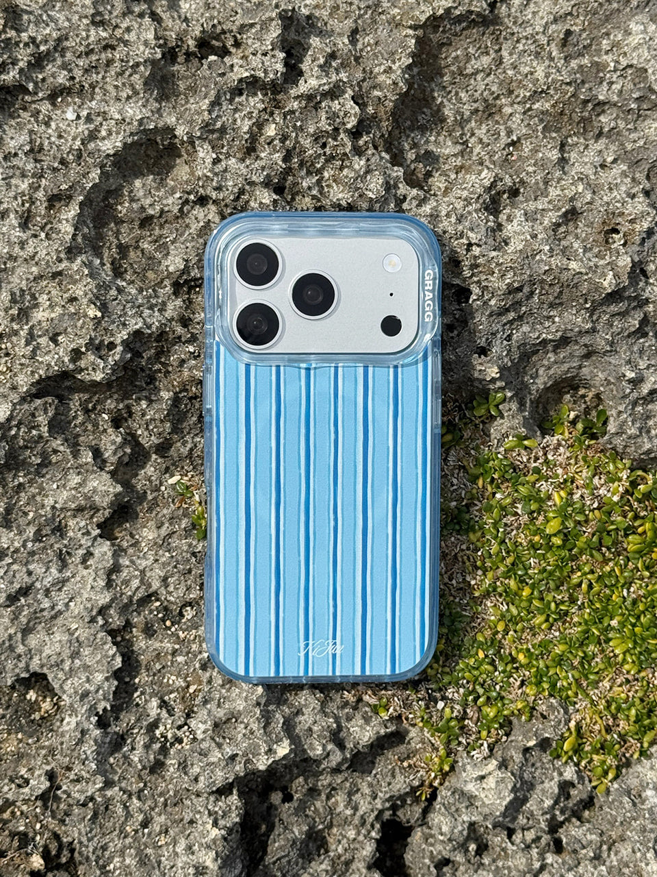 Kijun - MAGSAFE LAYERS FRAME CASE CLEAR WATER (Stripe) product image 5 | TRAB K-Fashion Australia