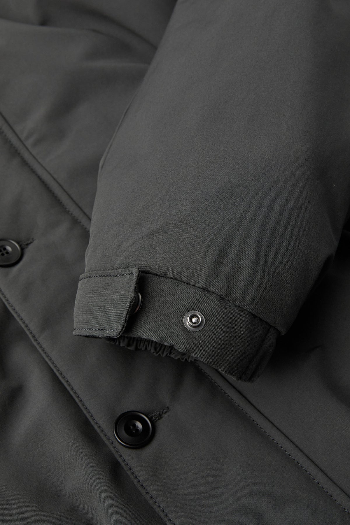 Coor - Button Duck Down Flight Bomber (Charcoal) product image 6 | TRAB K-Fashion Australia