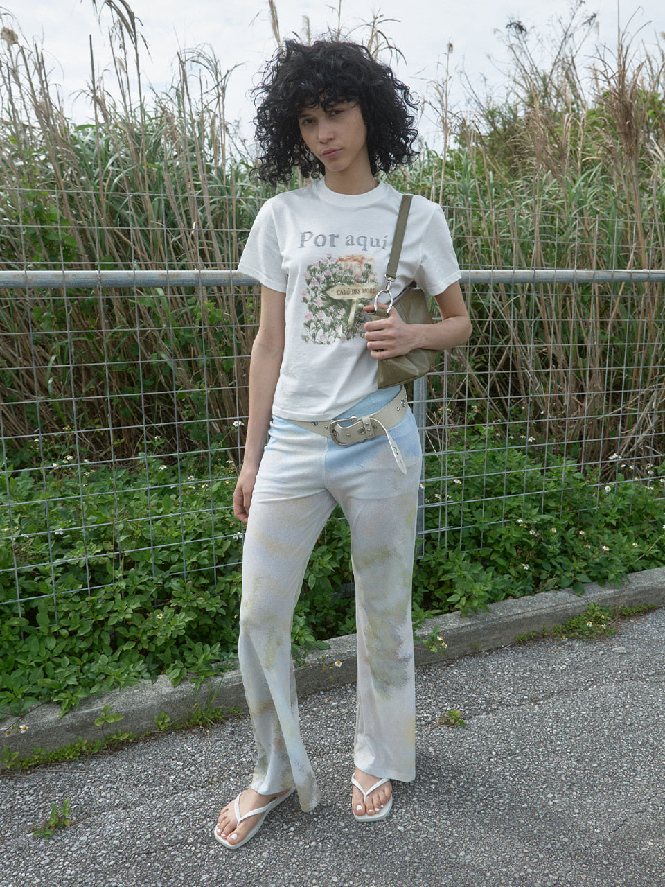 Kijun - Por Aqui Tee (Off-White) product image 5 | TRAB K-Fashion Australia