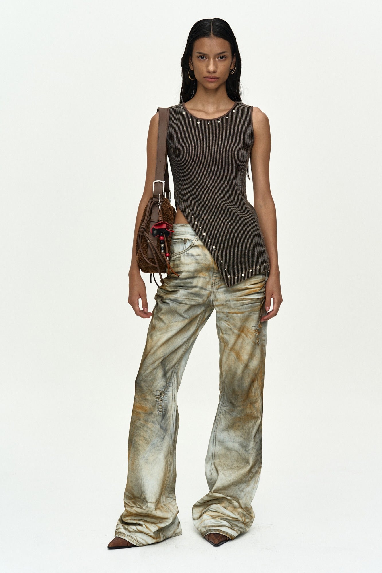 Andersson Bell - Spray Bootscut Jeans (Sky Blue) product image 1 | TRAB K-Fashion Australia
