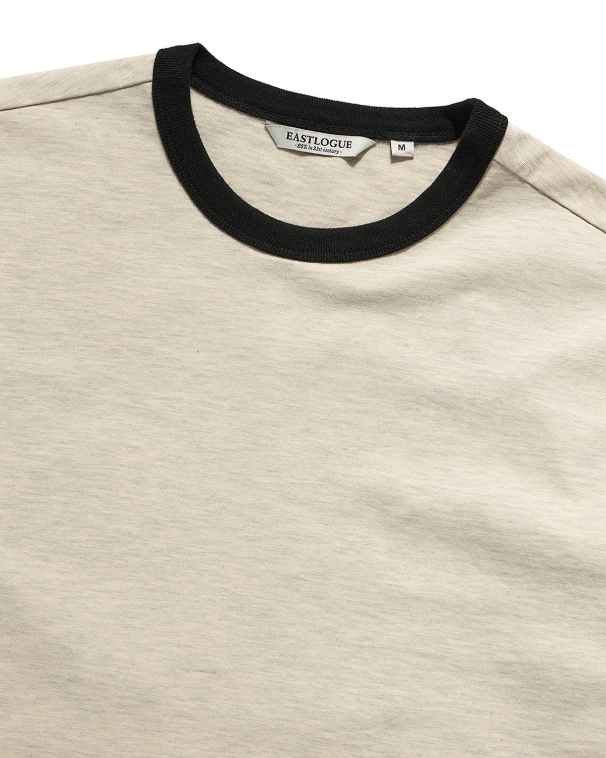 Eastlogue - 11 Ringer T-shirts (Oatmeal & Black) product image 7 | TRAB K-Fashion Australia
