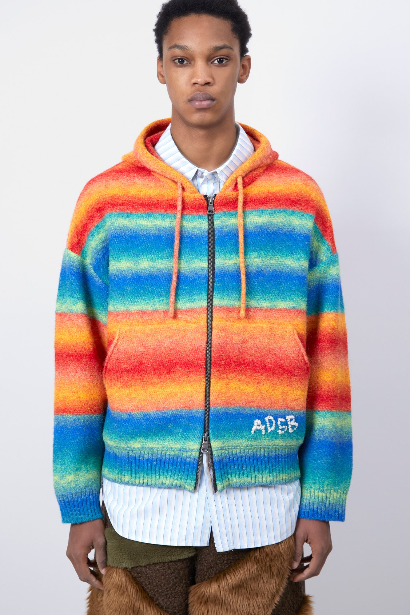 Andersson Bell - Unisex Multi Gradient Hoodie (Multi) product image 6 | TRAB K-Fashion Australia