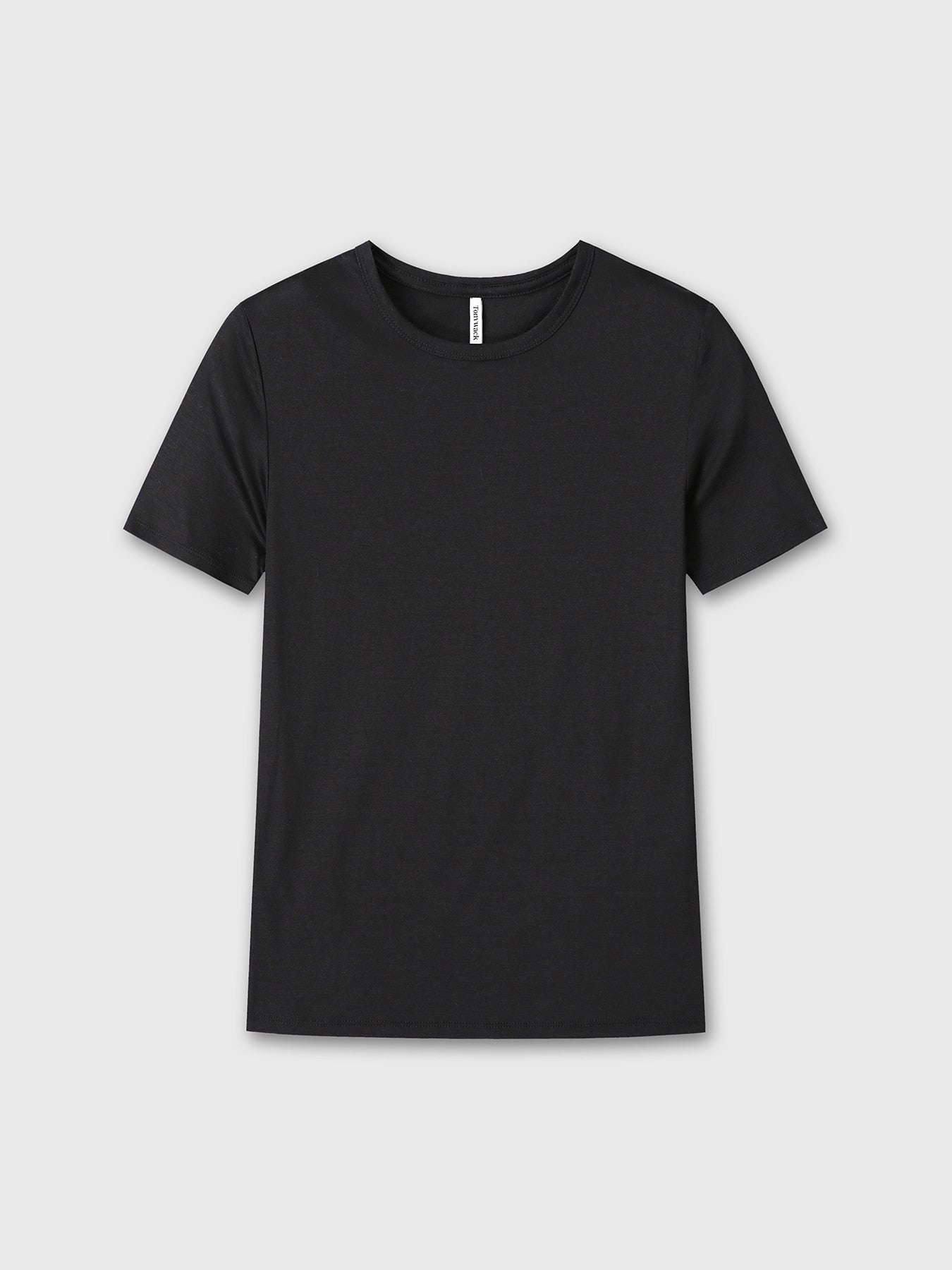 Tonywack - Tencel Short Sleeve T-Shirt (Black) product image 7 | TRAB K-Fashion Australia