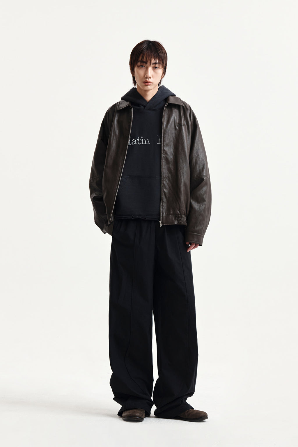 Matin Kim - Multi Panel Wide Pants (Black) product image 14 | TRAB K-Fashion Australia