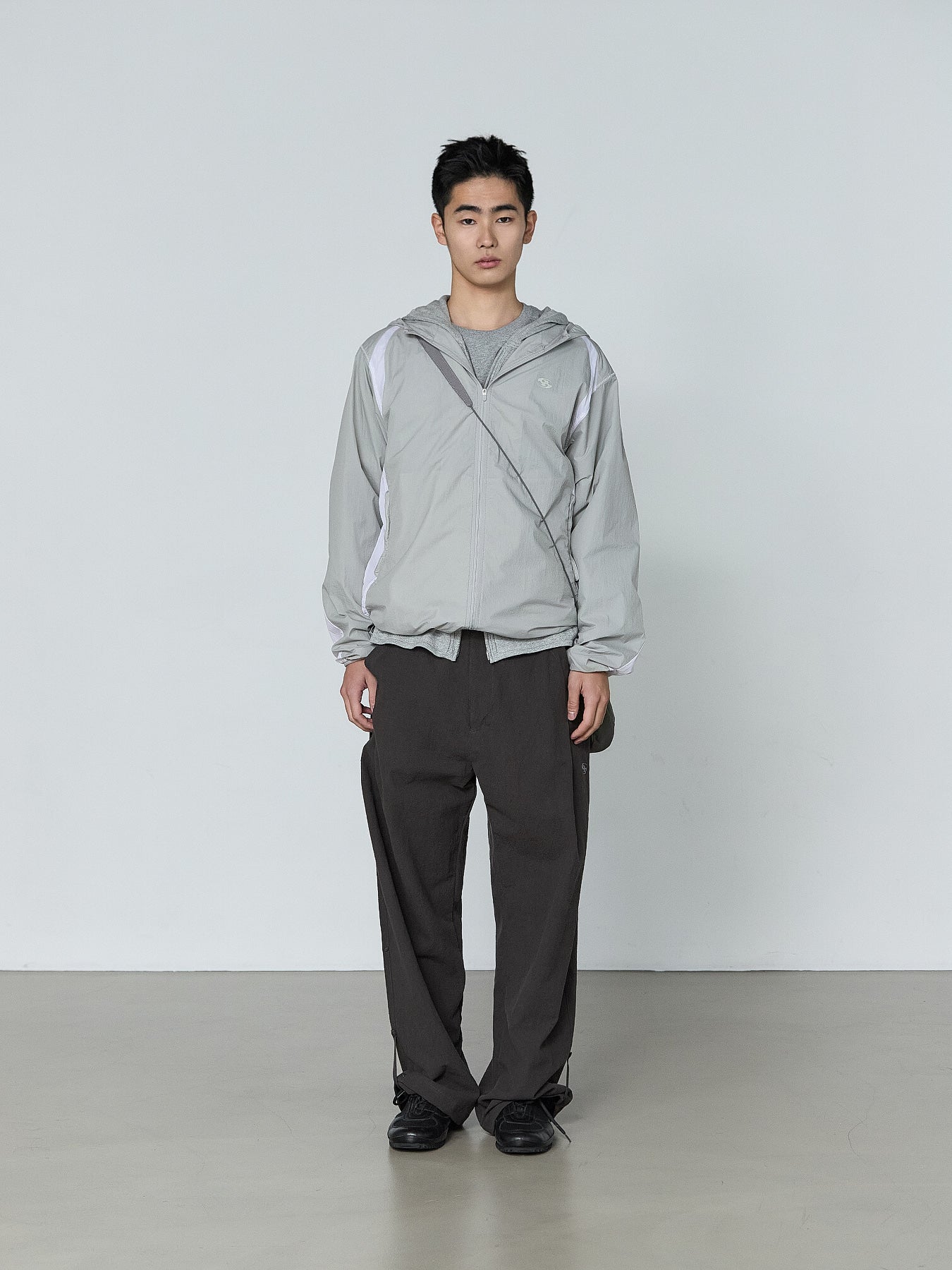 San San Gear - Paneled Jacket (Grey) product image 2 | TRAB K-Fashion Australia