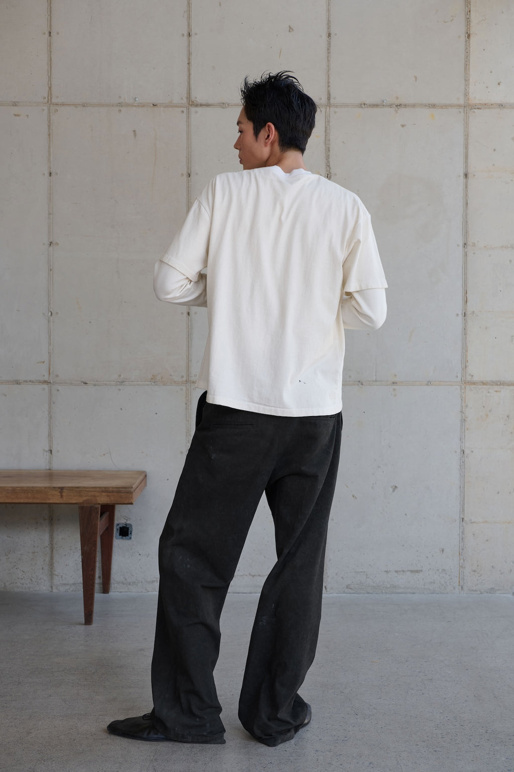 STU - Monkey T-shirt (Ivory) product image 5 | TRAB K-Fashion Australia