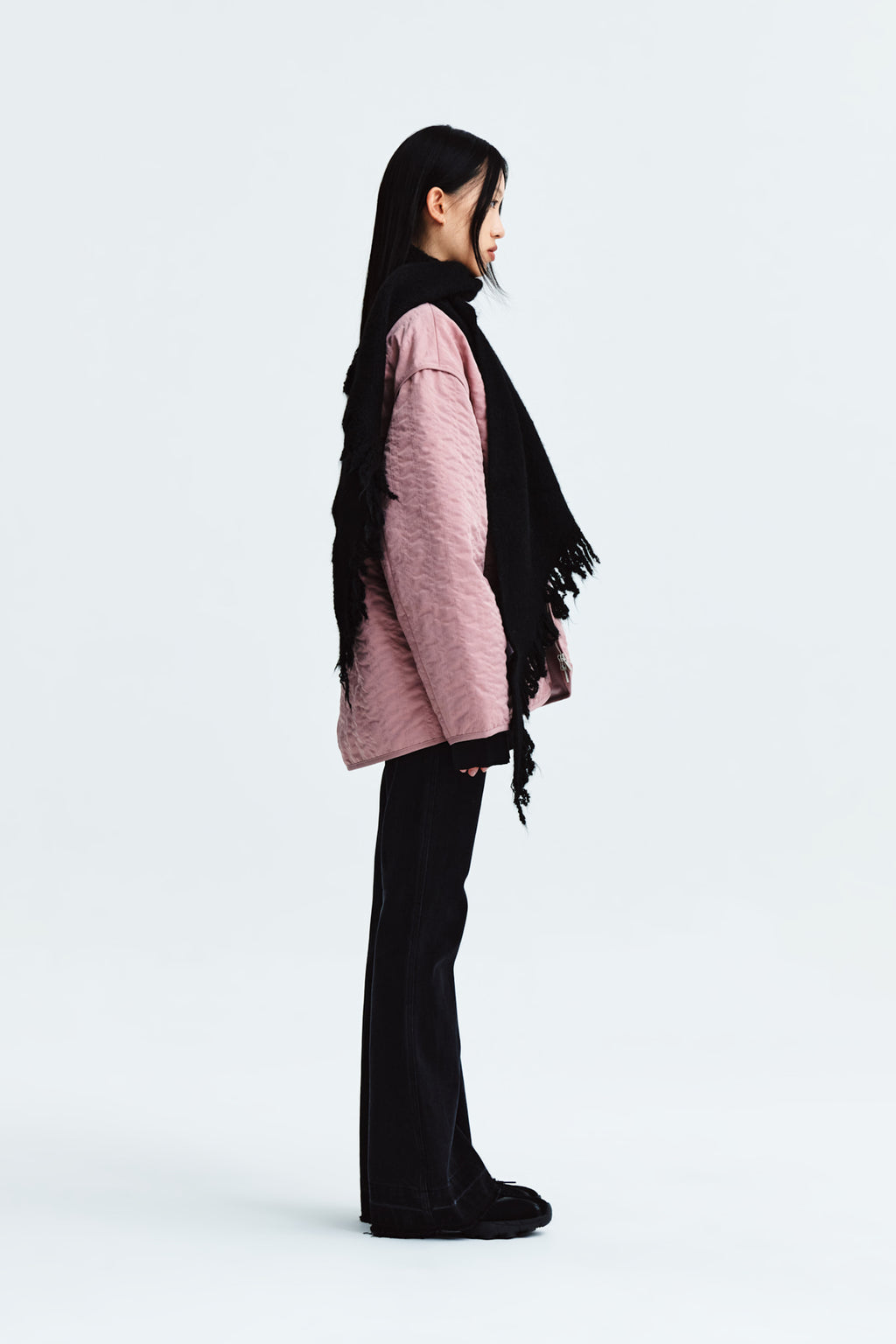 Matin Kim - Warm Up Quilting Jumper (Pink) product image 7 | TRAB K-Fashion Australia