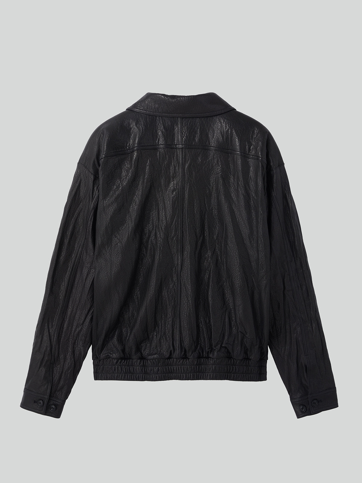 Recto - High-Neck Leather Jumper (Black) product image 6 | TRAB K-Fashion Australia