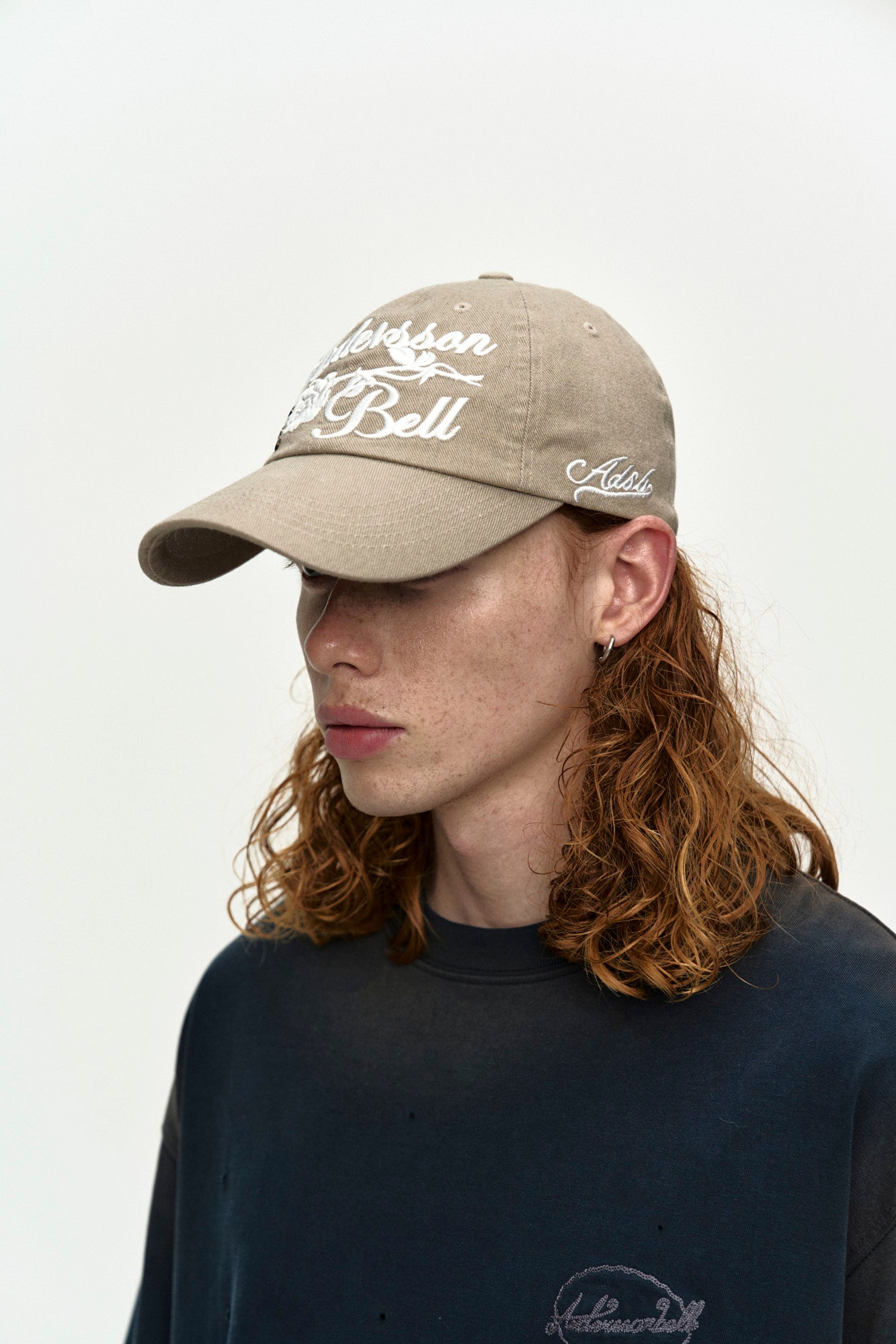 Andersson Bell - (essential) Washed Riveted Rose Cap (Essential) product image 5 | TRAB K-Fashion Australia