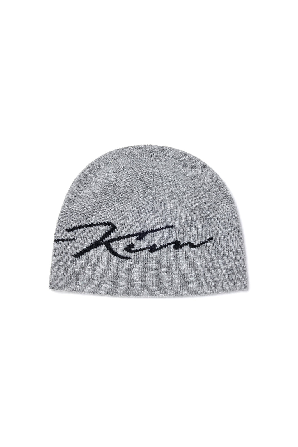 Matin Kim - Matin Logo Script Beanie (Grey) product image 3 | TRAB K-Fashion Australia