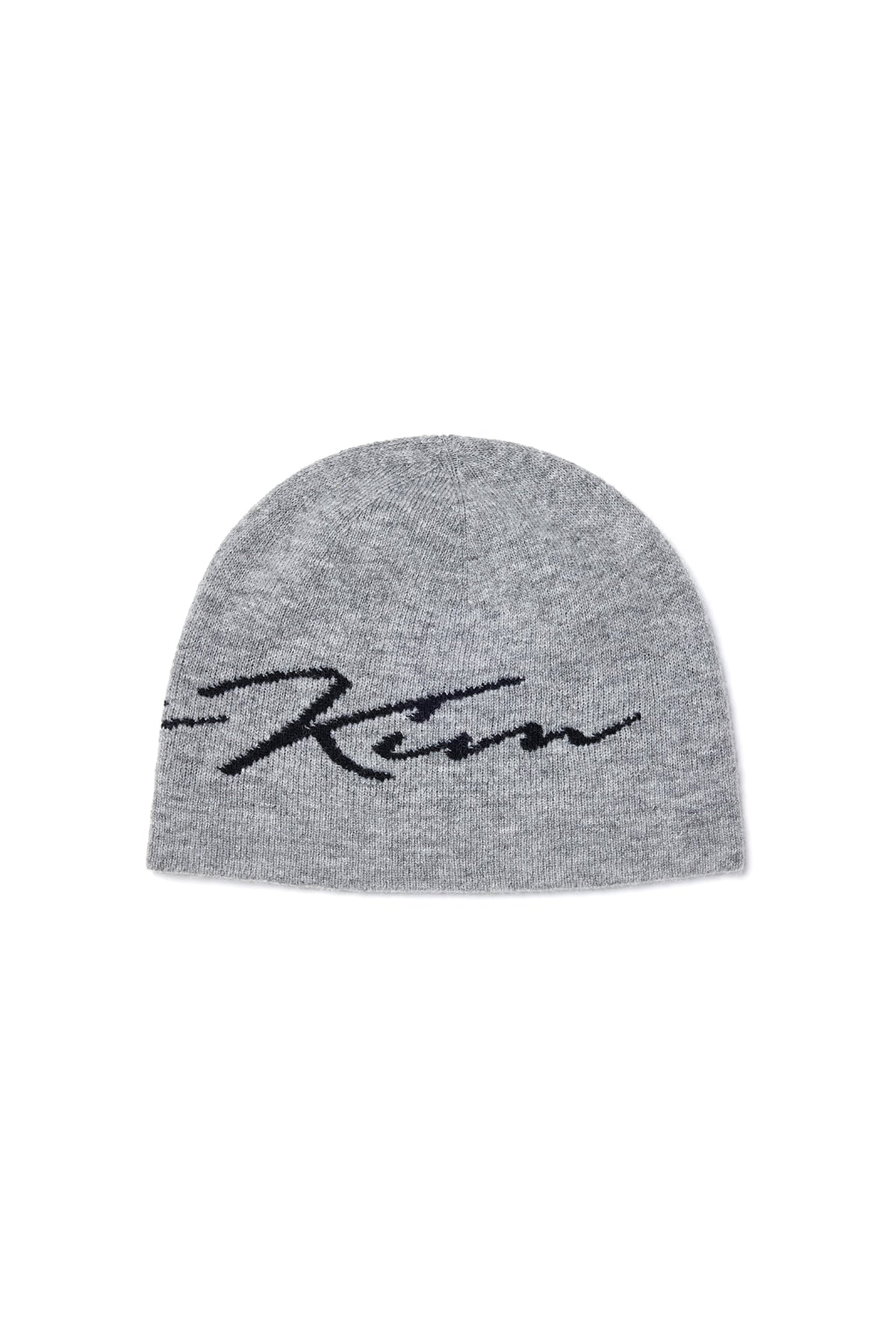 Matin Kim - Matin Logo Script Beanie (Grey) product image 3 | TRAB K-Fashion Australia
