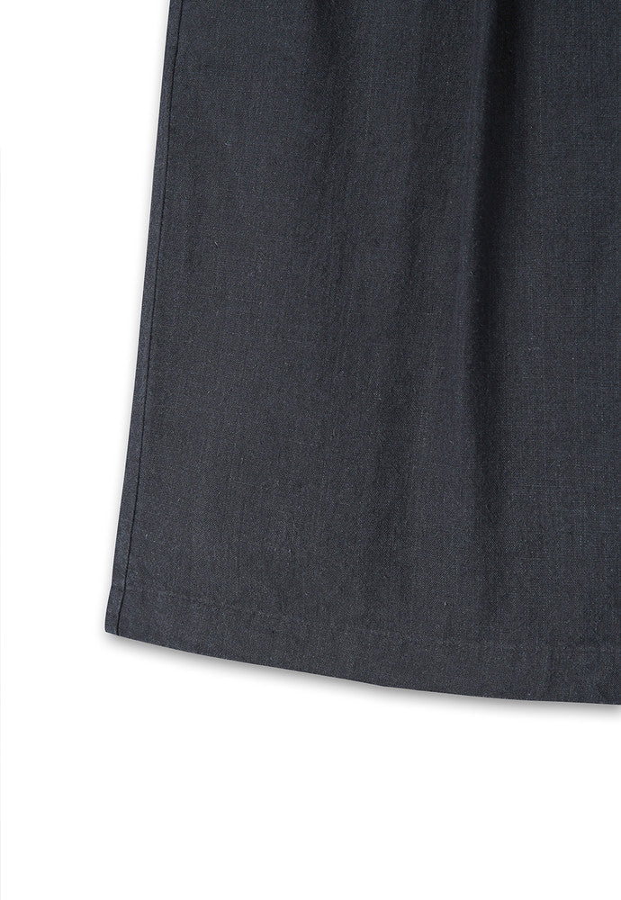 Art if acts - Washed Linen Two Tuck Shorts (Charcoal) product image 12 | TRAB K-Fashion Australia