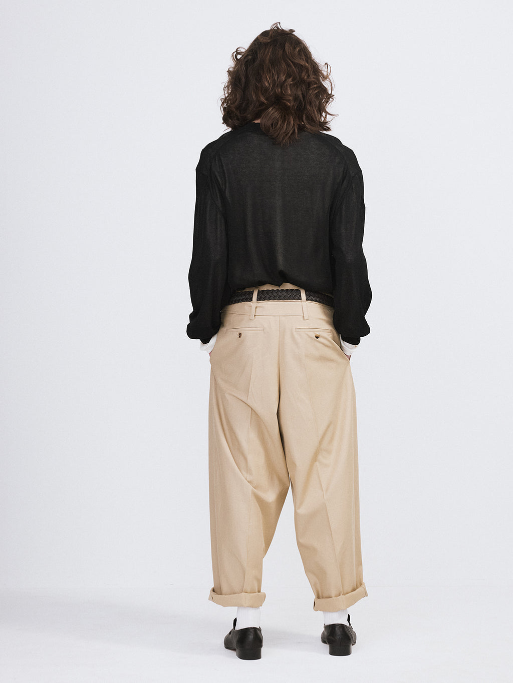 Recto - Loose Fit Knit Top (Black) product image 3 | TRAB K-Fashion Australia