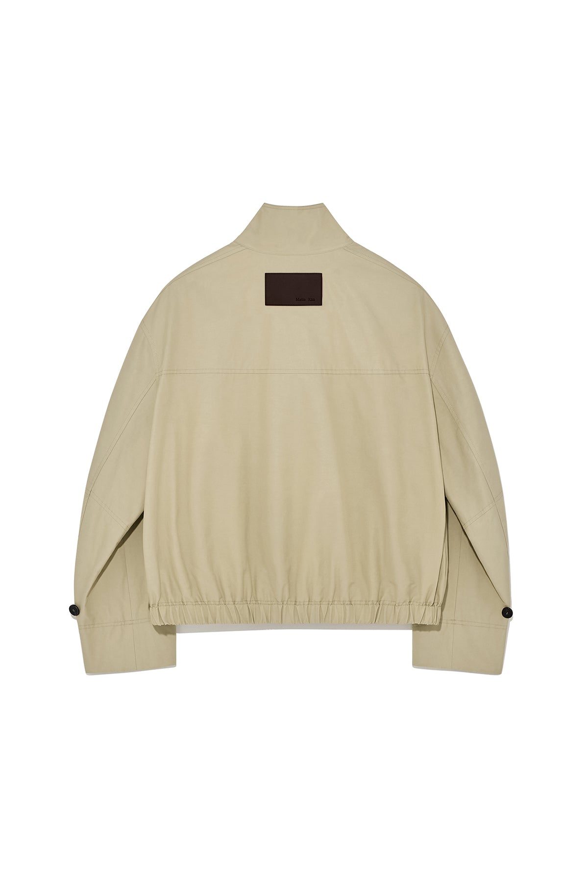 Matin Kim - Trench Bomber Jumper (Beige) product image 2 | TRAB K-Fashion Australia