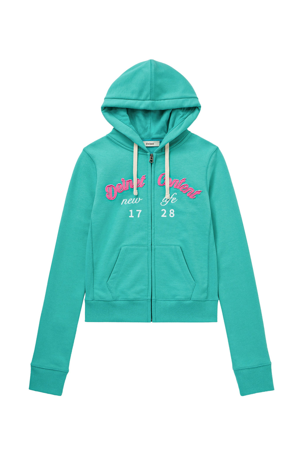 Deinet - Content Slim Hood Zip - Up (Mint) product image 1 | TRAB K-Fashion Australia