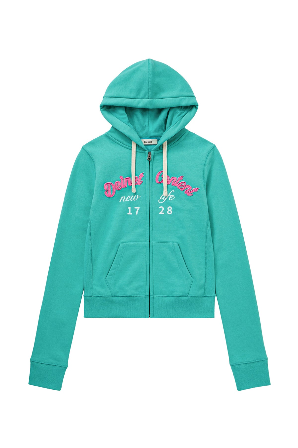 Deinet - Content Slim Hood Zip - Up (Mint) product image 1 | TRAB K-Fashion Australia