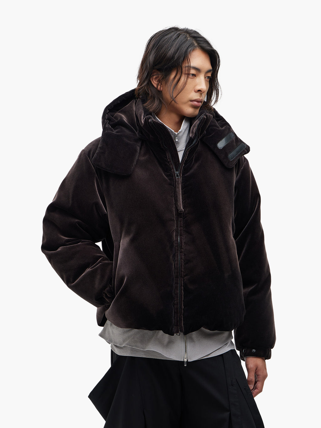 Jiyong Kim - Sun-Bleached Down Jacket (Black) product image 2 | TRAB K-Fashion Australia