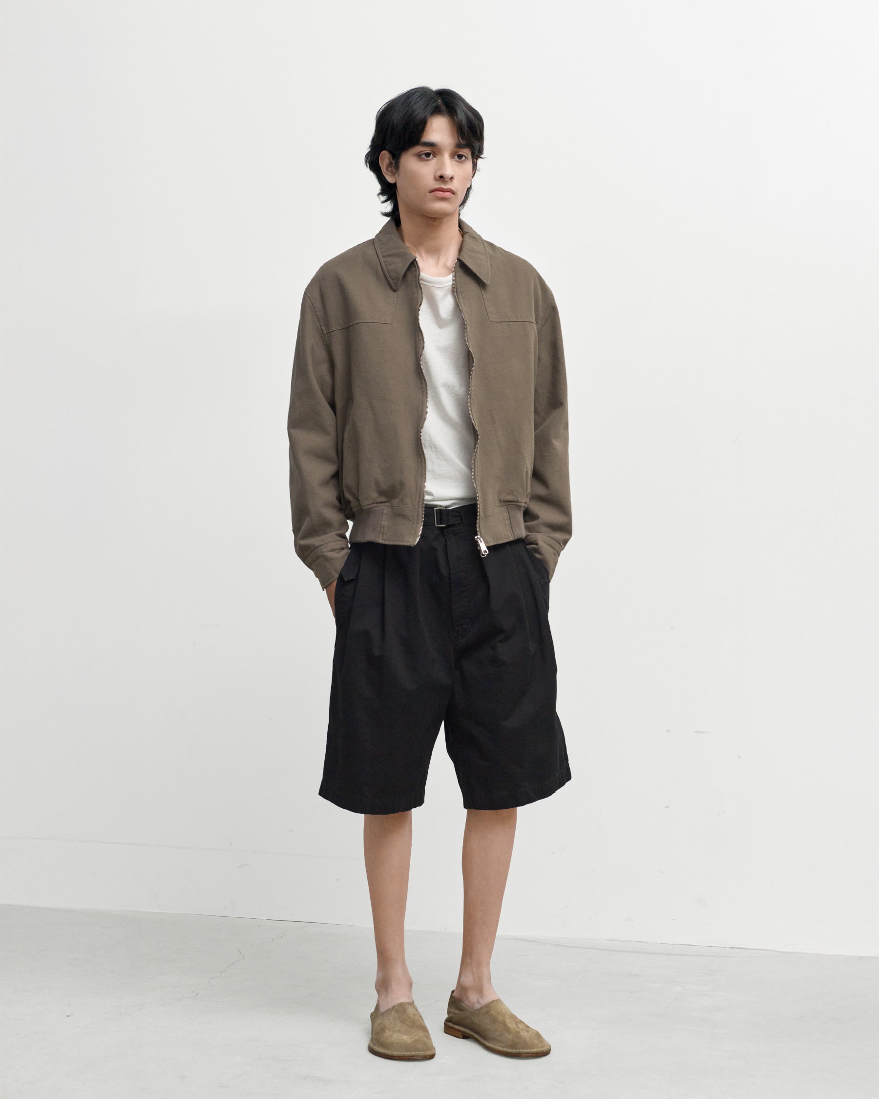 Brownyard - Belted Half Pants (Black) product image 1 | TRAB K-Fashion Australia