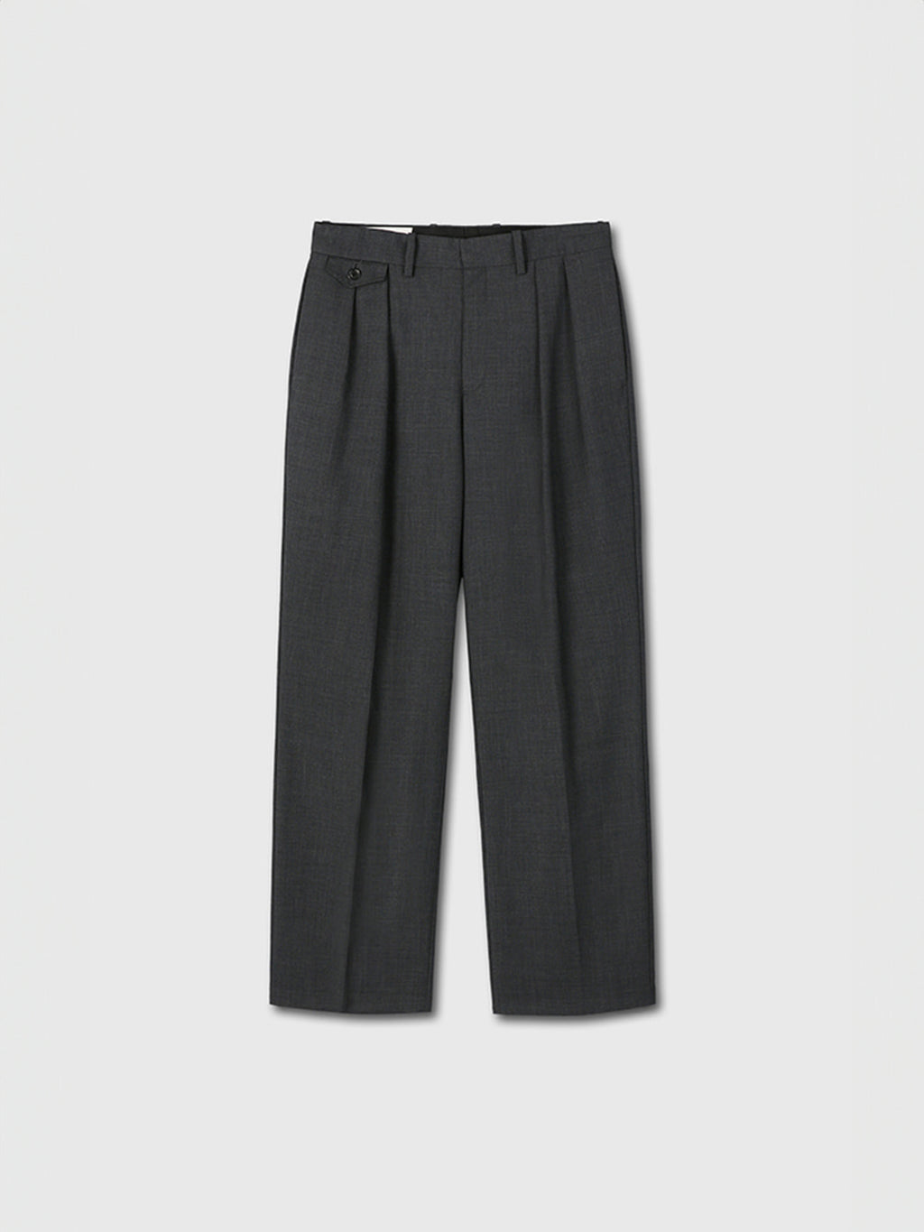 Tonywack - Double-Pleats Relaxed Trousers (Grey) product image 7 | TRAB K-Fashion Australia