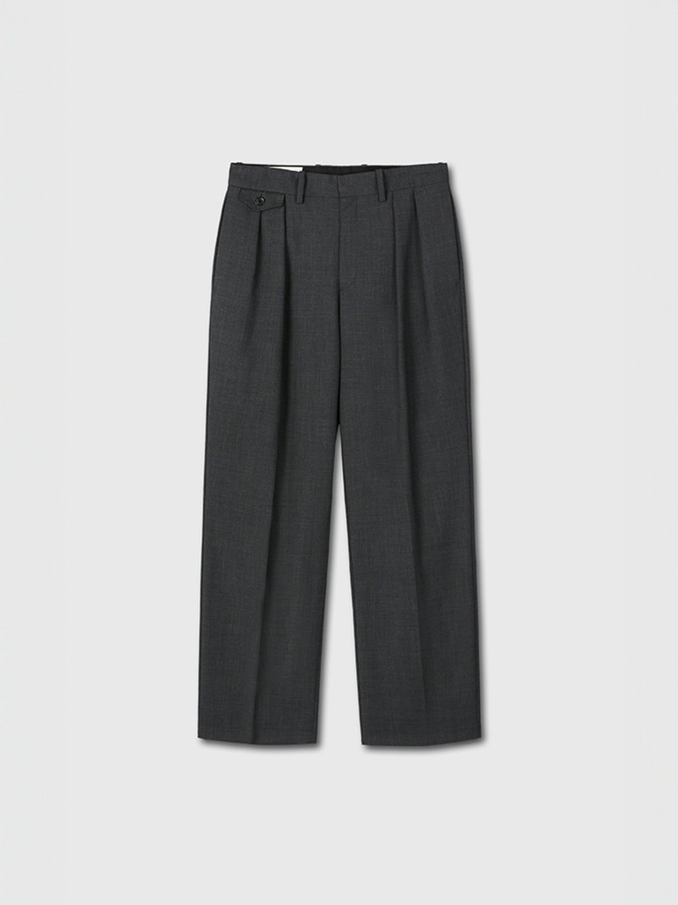 Tonywack - Double-Pleats Relaxed Trousers (Grey) product image 7 | TRAB K-Fashion Australia