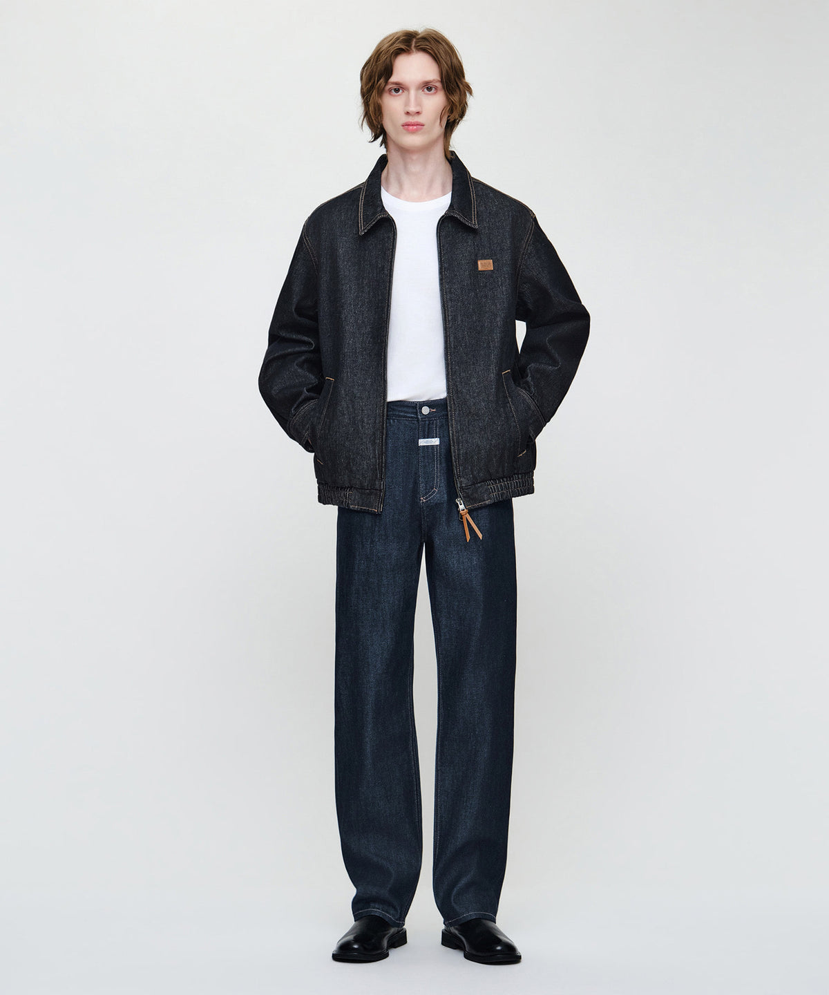 Marithe & Francois Girbaud - Denim Zip-up Trucker Jacket (Indigo) product image 5 | TRAB K-Fashion Australia