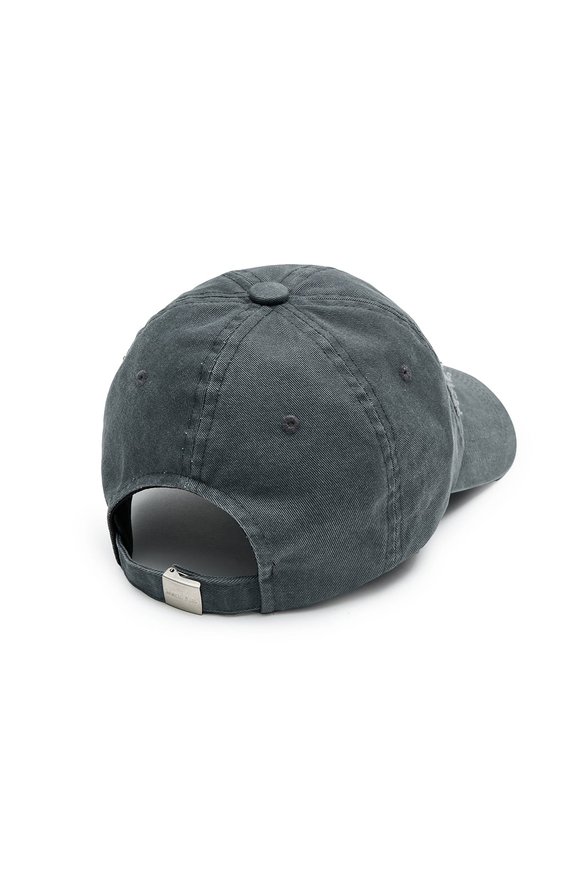 Matin Kim - Rough Cut Applique Ball Cap (Grey) product image 3 | TRAB K-Fashion Australia