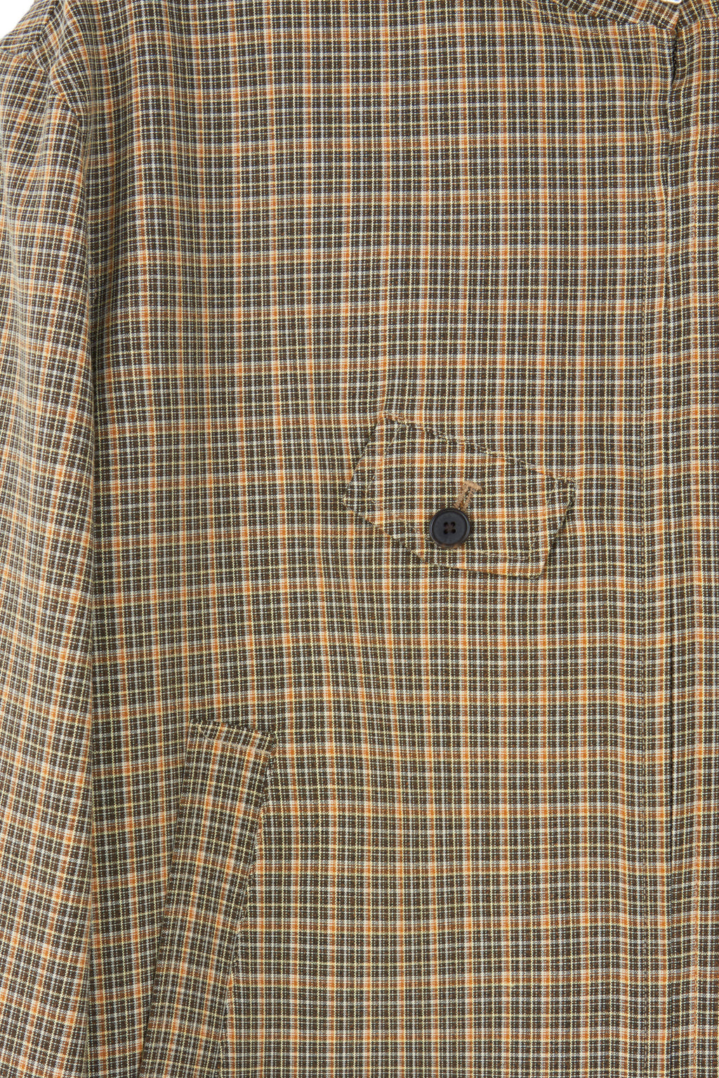 Stu - High Neck Crop Check Jacket Orange (Brown) product image 20 | TRAB K-Fashion Australia