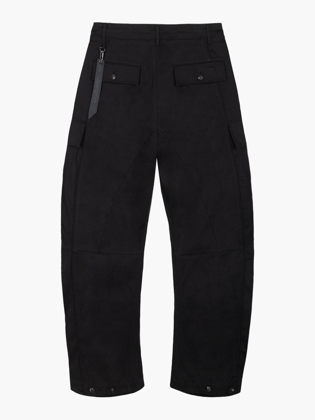 Jiyong Kim - Multi Pocket Curved Trousers (Black) product image 11 | TRAB K-Fashion Australia
