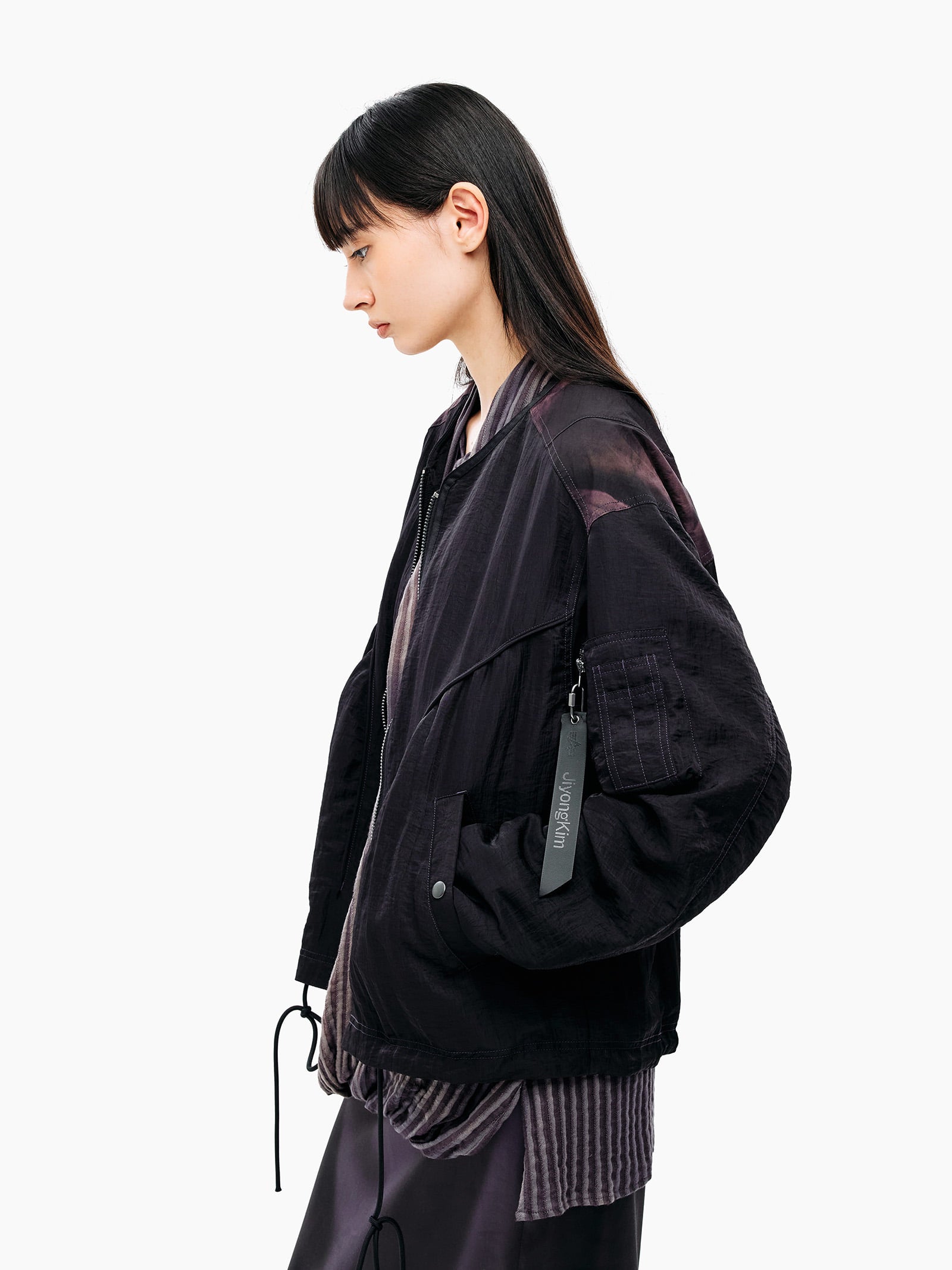 Jiyong Kim - Sun-Bleached Liner Jacket (Black) product image 6 | TRAB K-Fashion Australia