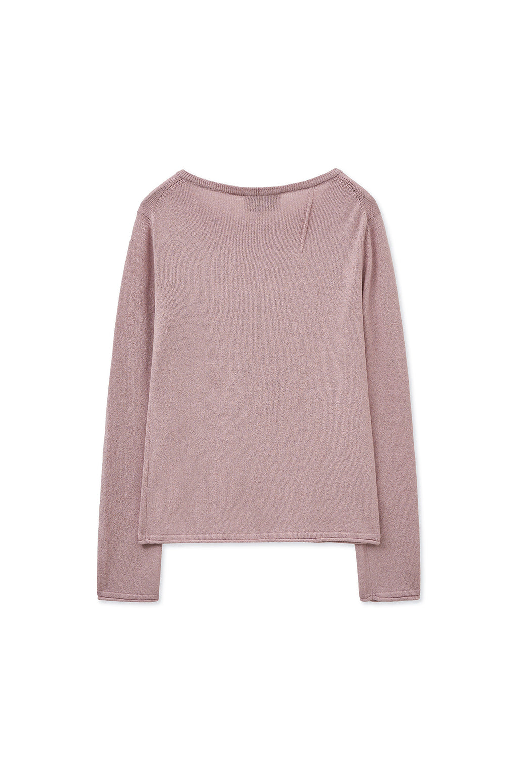 Matin Kim - Glitter Slim Logo Knit Top (Pink) product image 2 | TRAB K-Fashion Australia
