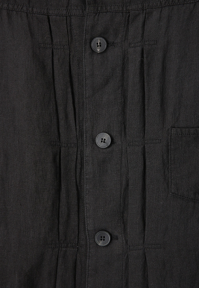 Art if acts - Linen Trucker Jacket (Black) product image 10 | TRAB K-Fashion Australia