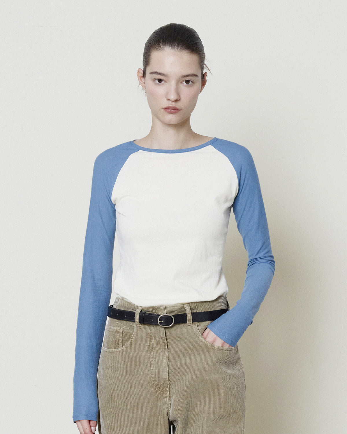 Brownyard - Raglan Long Sleeve (Blue) product image 1 | TRAB K-Fashion Australia