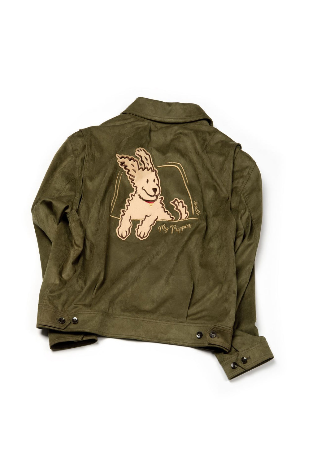 Ioedle - Dog Jacket Going To See Grandma (Olive) product image 1 | TRAB K-Fashion Australia